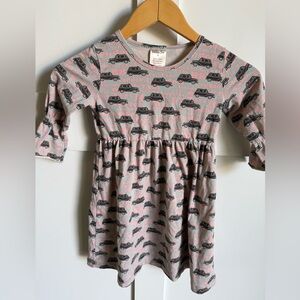 Girls Matilda Jane London Blue Pink Taxi Car Dress Size 6